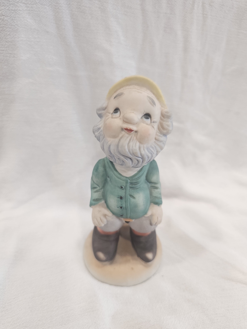 Vintage UCGC 1970s Porcelain Dreamy Eyed Dwarf Figurine